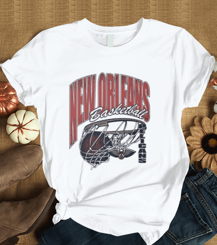 New Orleans Basketball Swish 2026 Pelicans T-Shirt