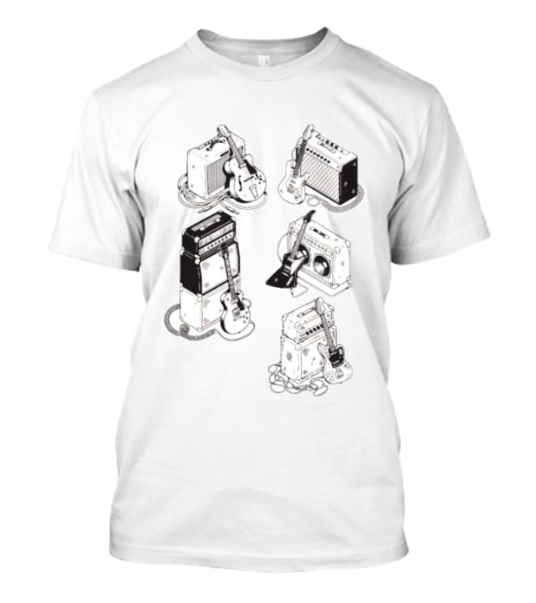 Guitar Eras Vintage Amplifier Collection T-Shirt