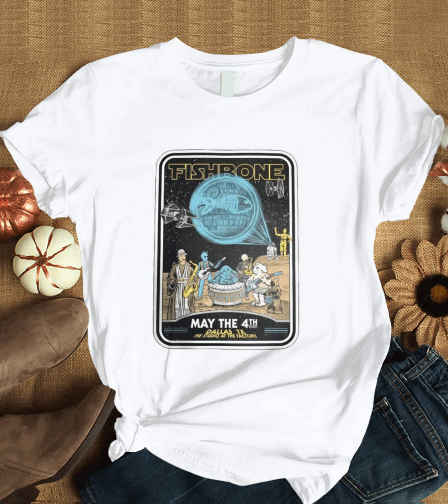 FISHBONE May 4 2026 Dallas TX Tour With Star Wars T-Shirt