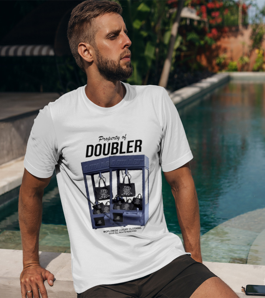 Worldwide Luxury Clothing Property Of Doubler Claw Machine T-Shirt