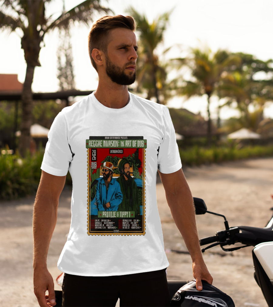 Reggae Invasion The Art Of Dub Protoje Tippy I 2026 Latin America Tour T-Shirt