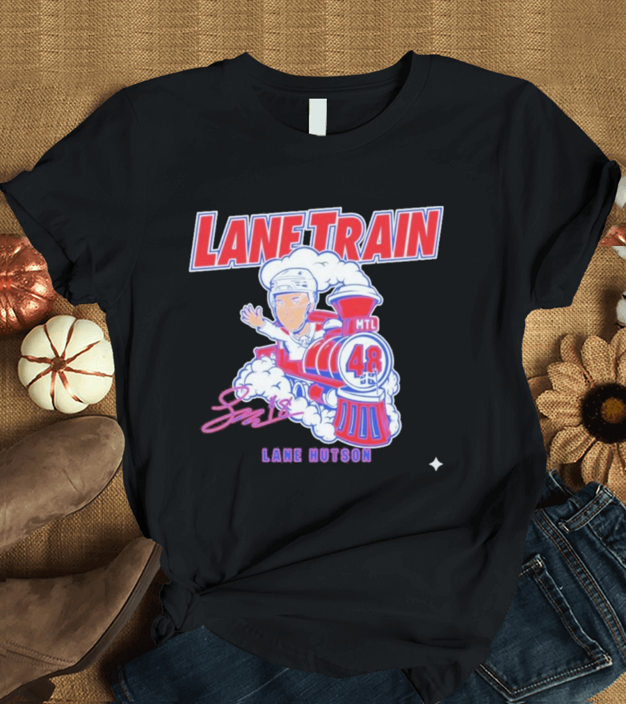 Lane Train MTL 48 Lane Hutson Steam Engine Athlete T-Shirt