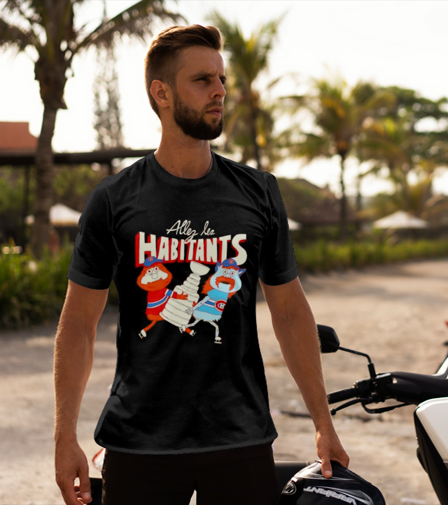 Allez Les Habitants Montreal Canadiens Trophy Celebration T-Shirt