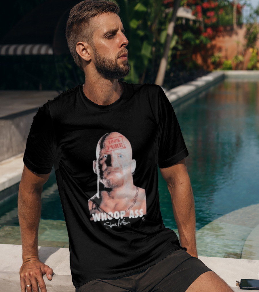 Wyco 1996 Stone Cold Steve Austin 100% Pure Whoop Ass T-Shirt