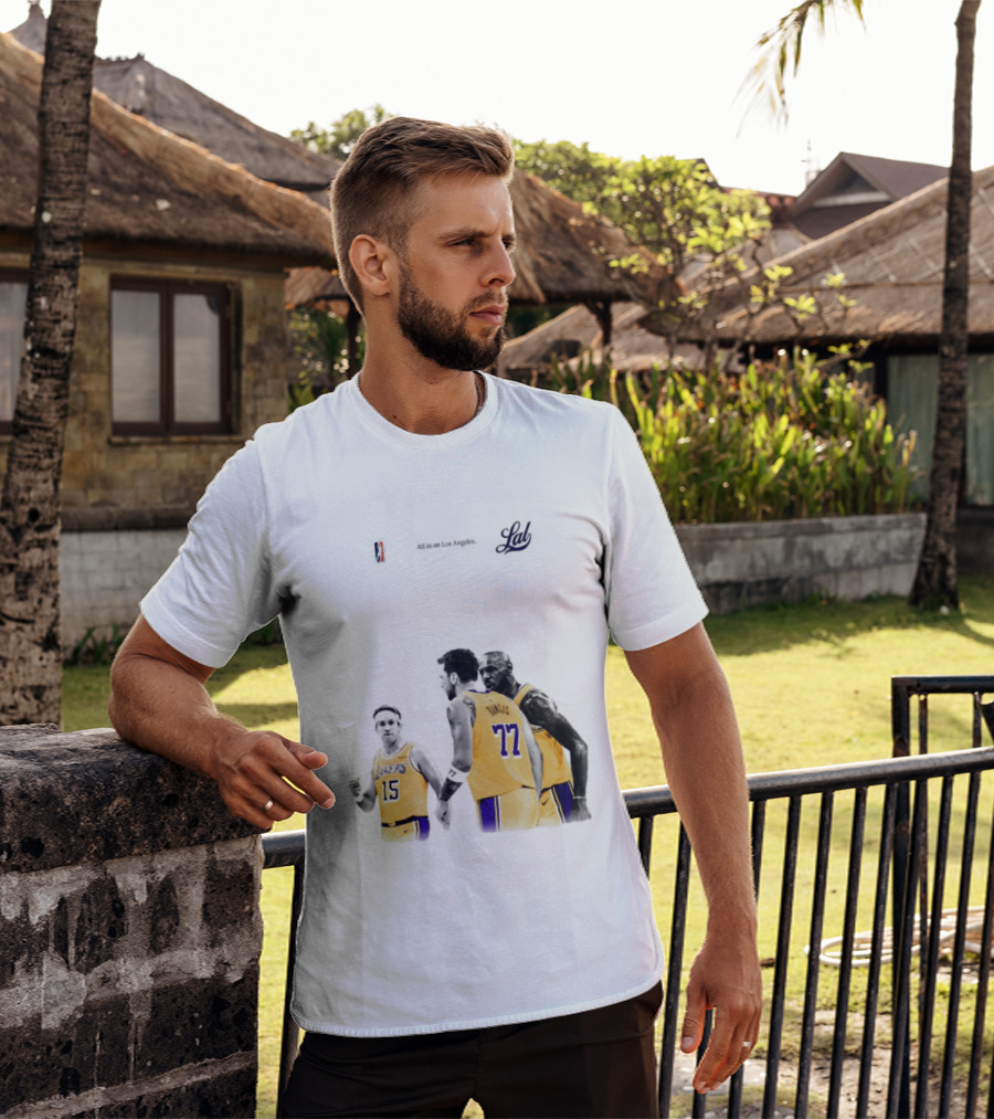 LeBron James Austin Reaves Luka Doncic Lakers Ring Season 2026 Los Angeles NBA Championship Dream Team T-Shirt