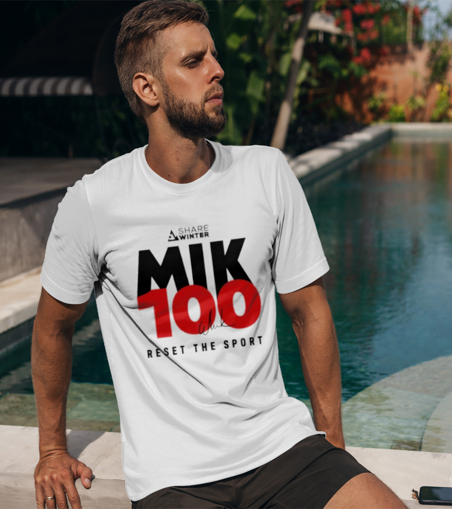 MIK 100 Reset The Sport A Share White T-Shirt