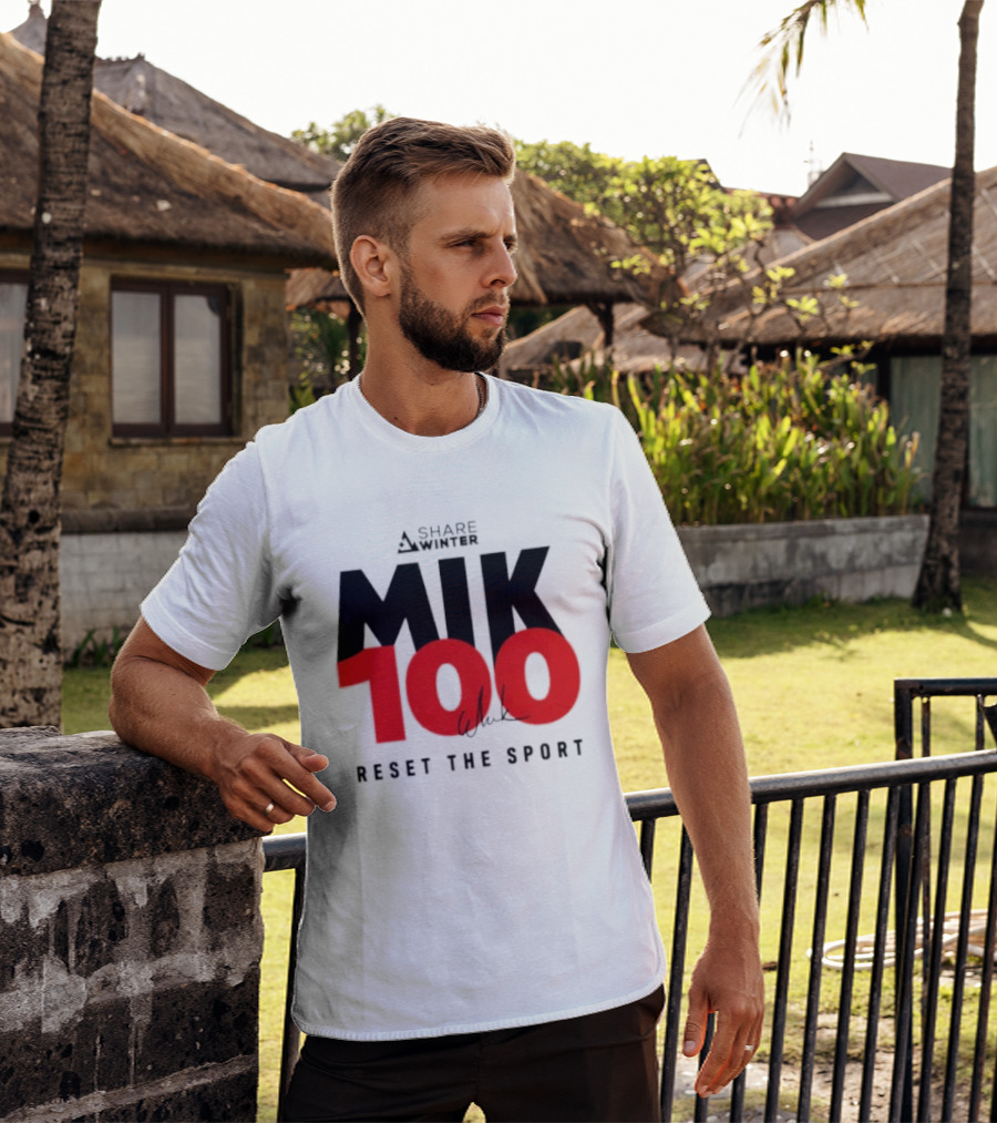 MIK 100 Reset The Sport A Share White T-Shirt
