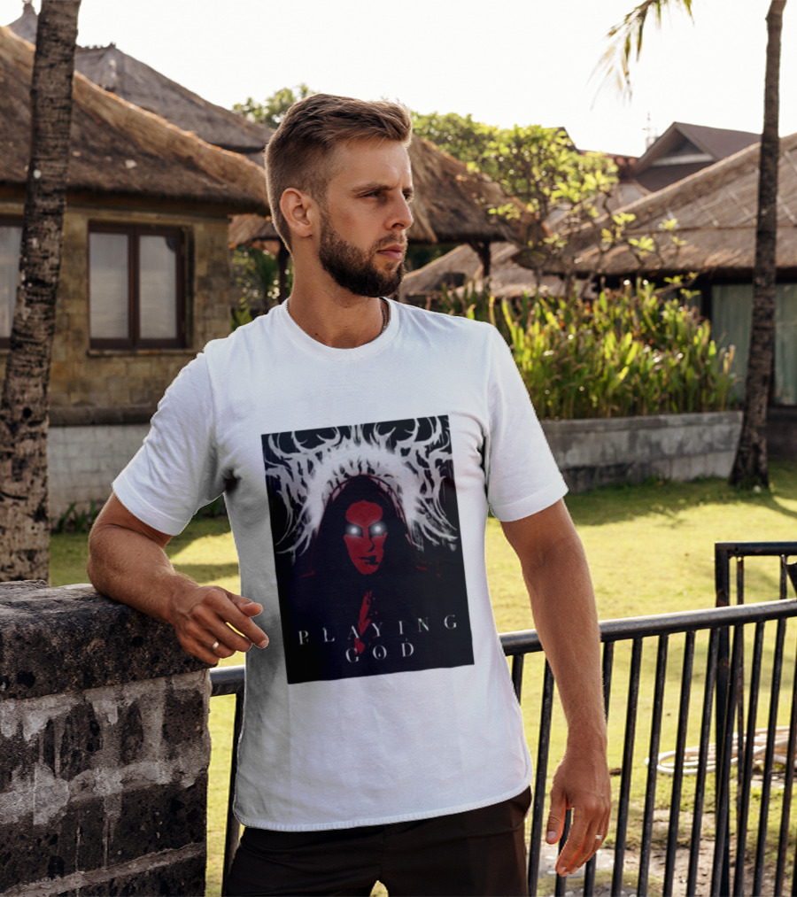 Notshiva Playing God Gothic Dark T-Shirt