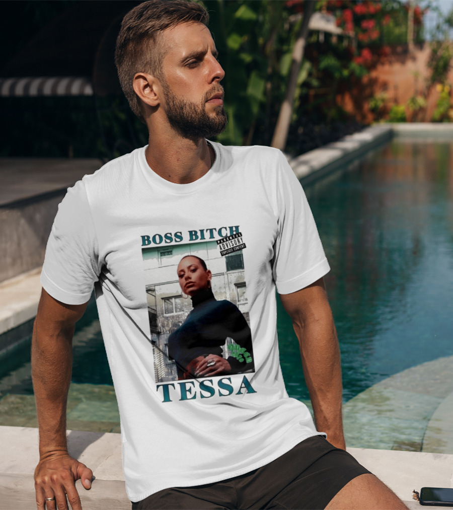 BOSS BITCH TESSA Explicit Content Warning T-Shirt