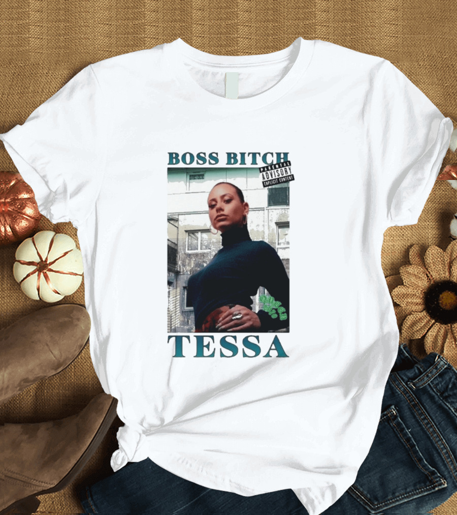 BOSS BITCH TESSA Explicit Content Warning T-Shirt