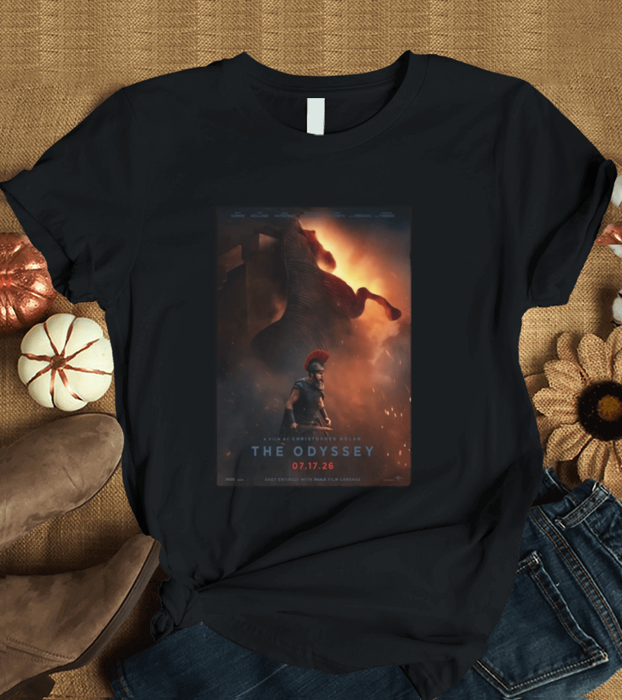 The Odyssey July 17 2026 A Film By Christopher Nolan IMAX Epic T-Shirt