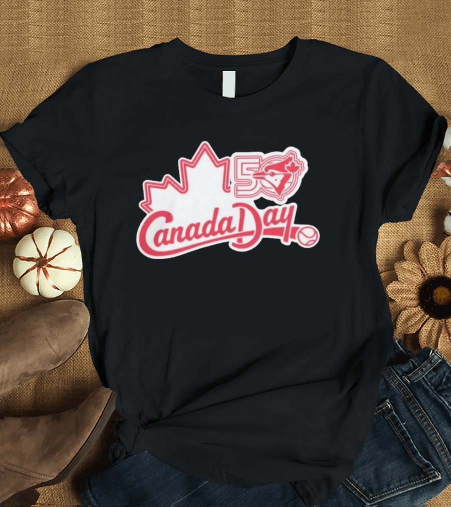 Toronto Blue Jays 50th Anniversary Canada Day 2026 Celebration T-Shirt