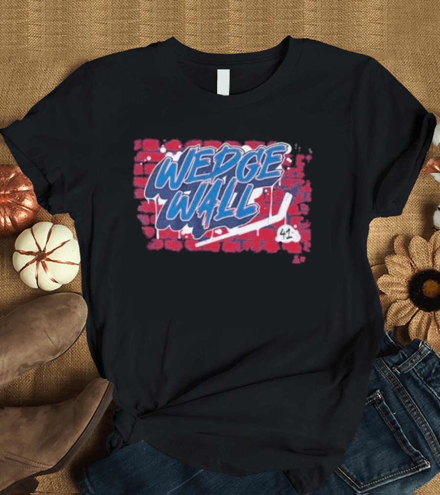 Wedge Wall 41 Scott Wedgewood Hockey Fan Gear T-Shirt