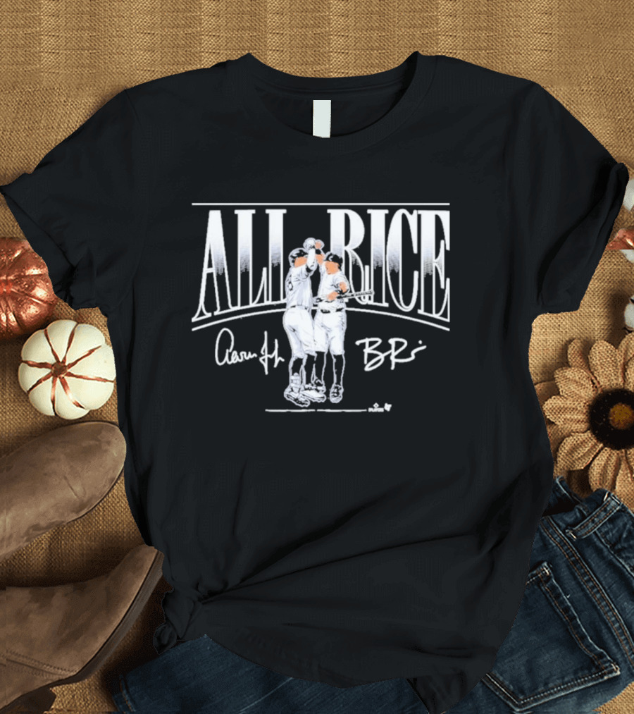 ALL RICE Aaron Judge Ben Rice Celebration T-Shirt