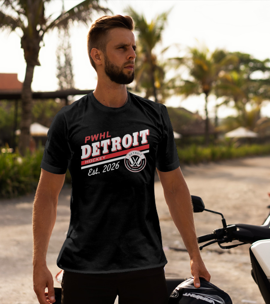 PWHL Detroit Hockey Est. 2026 Sportiqe Duke T-Shirt