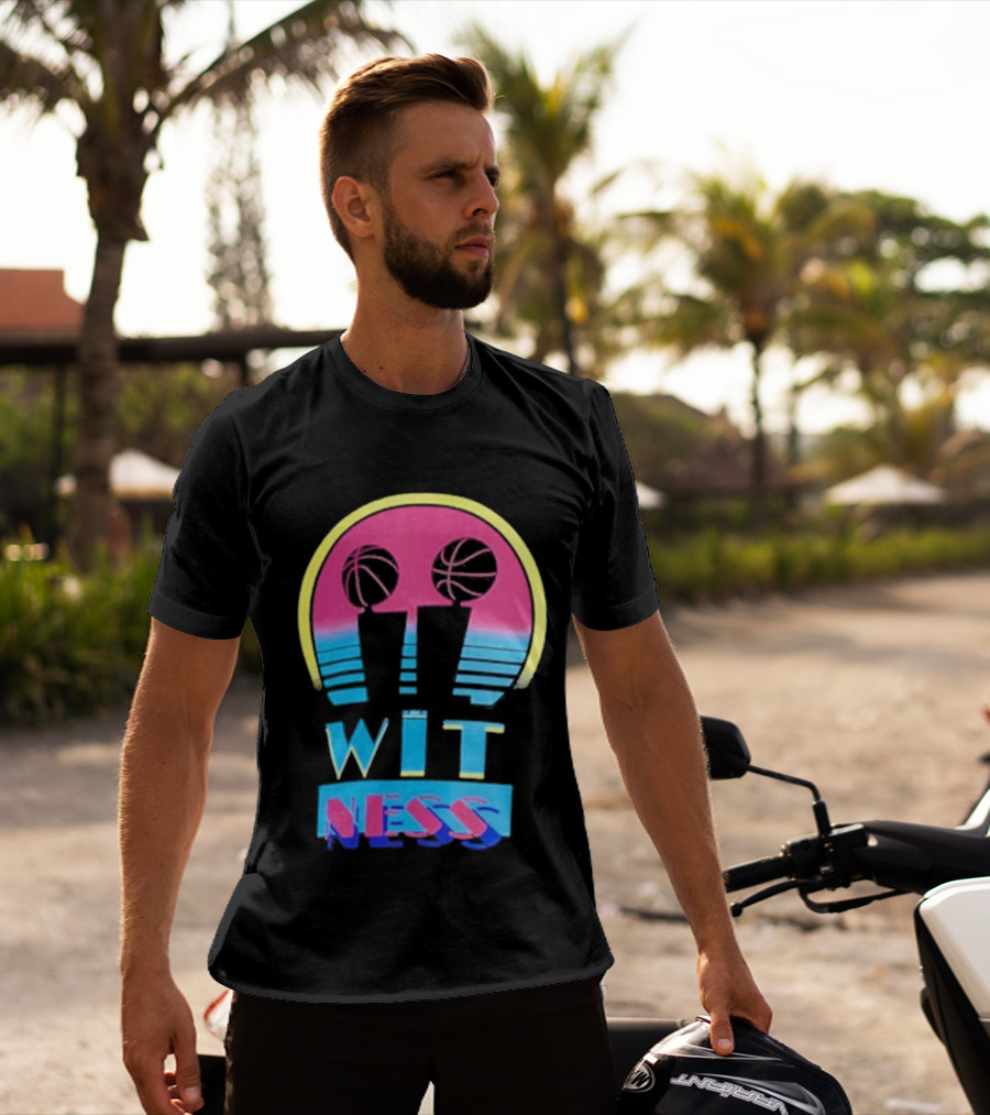 LeBron James Miami Twice Max90 Wit Ness Basketball T-Shirt