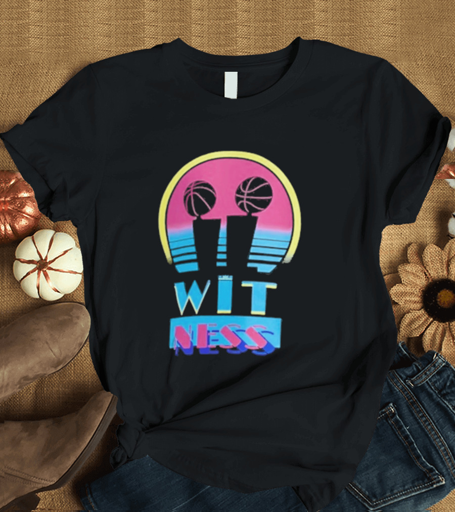 LeBron James Miami Twice Max90 Wit Ness Basketball T-Shirt