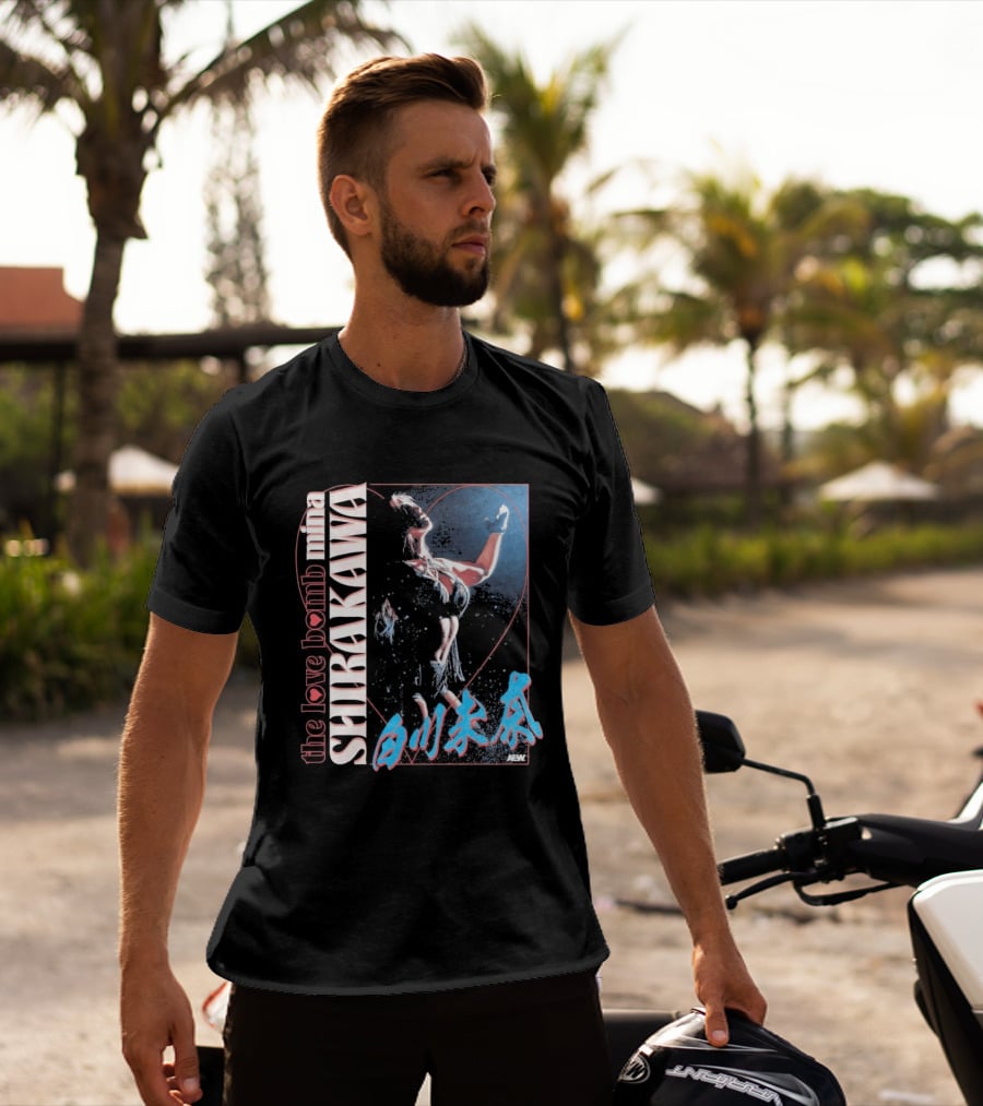 Mina Shirakawa The Love Bomb AEW Shirakawa T-Shirt
