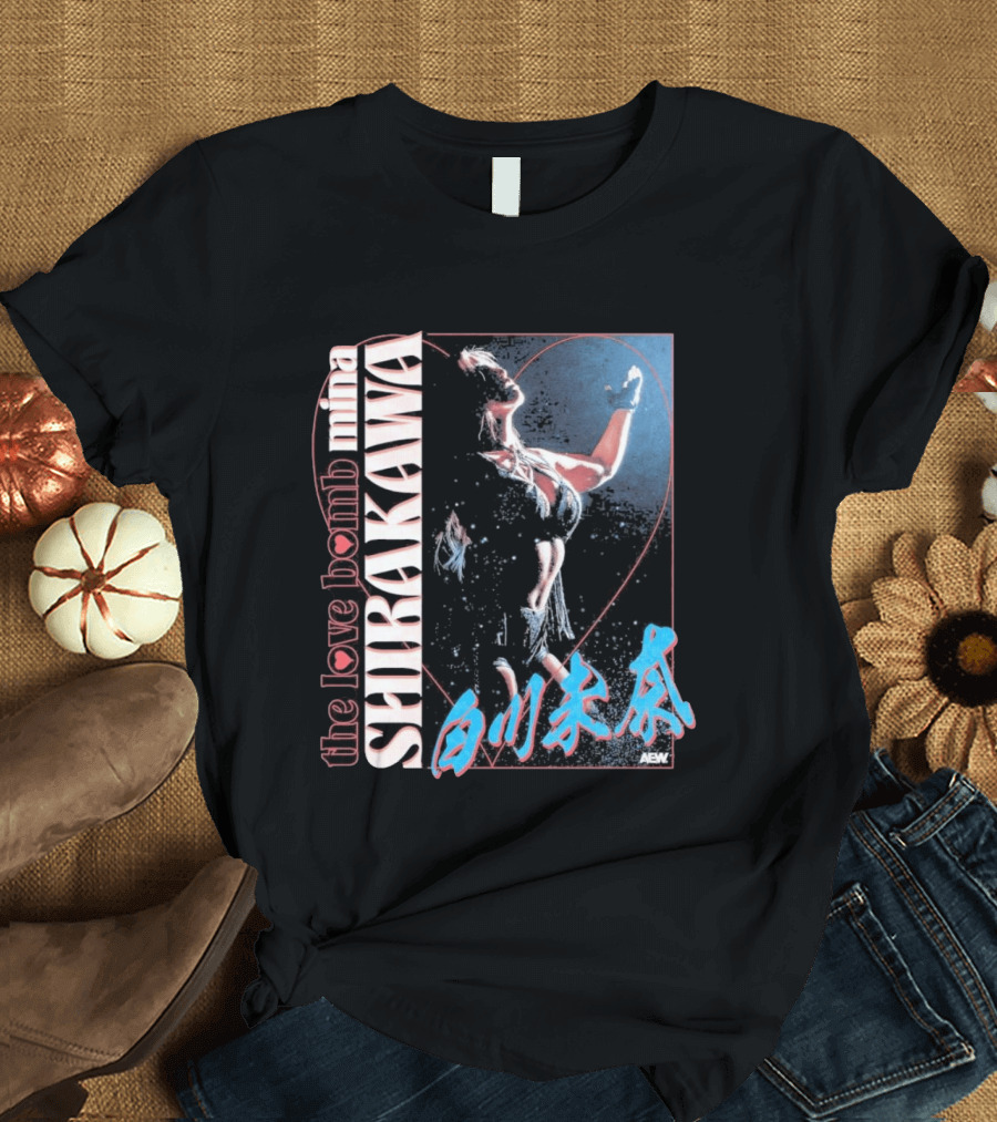 Mina Shirakawa The Love Bomb AEW Shirakawa T-Shirt