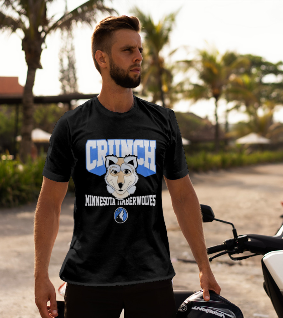 Minnesota Timberwolves Crunch The Wolf T-Shirt