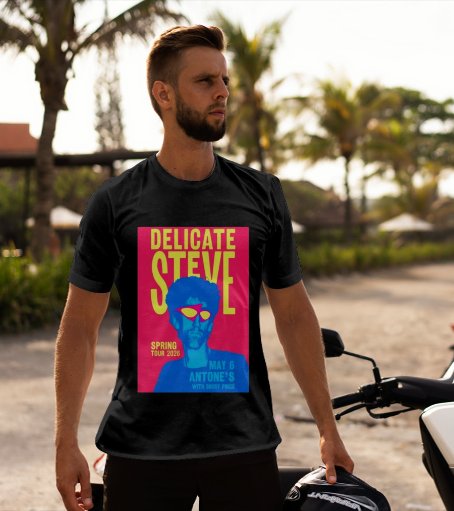 Delicate Steve Spring Tour 2026 May 6 Antone's With Brody Price T-Shirt
