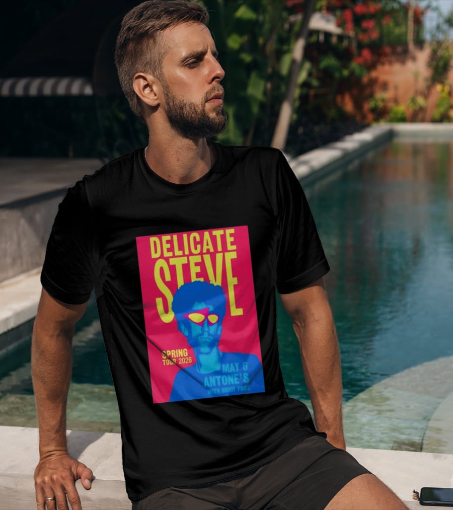 Delicate Steve Spring Tour 2026 May 6 Antone's With Brody Price T-Shirt