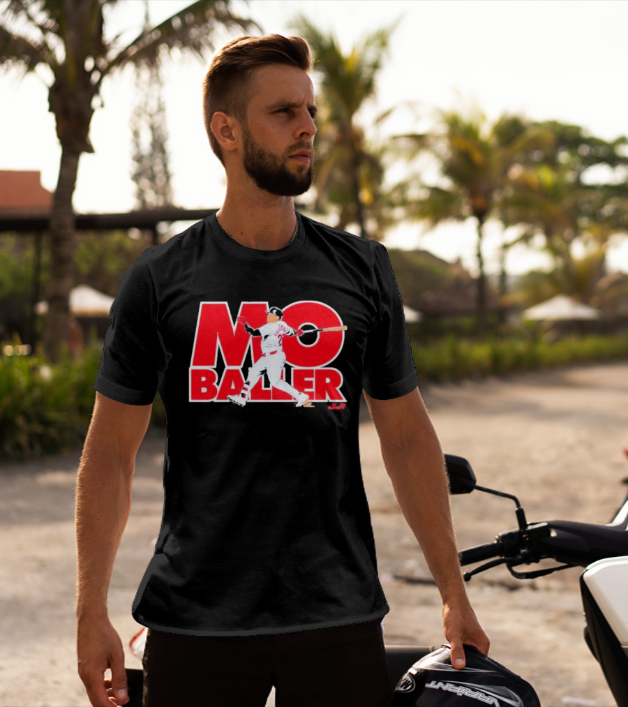 Moises Ballesteros Mo Baller Baseball Athlete Action T-Shirt
