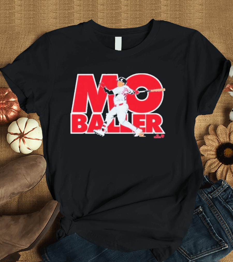 Moises Ballesteros Mo Baller Baseball Athlete Action T-Shirt