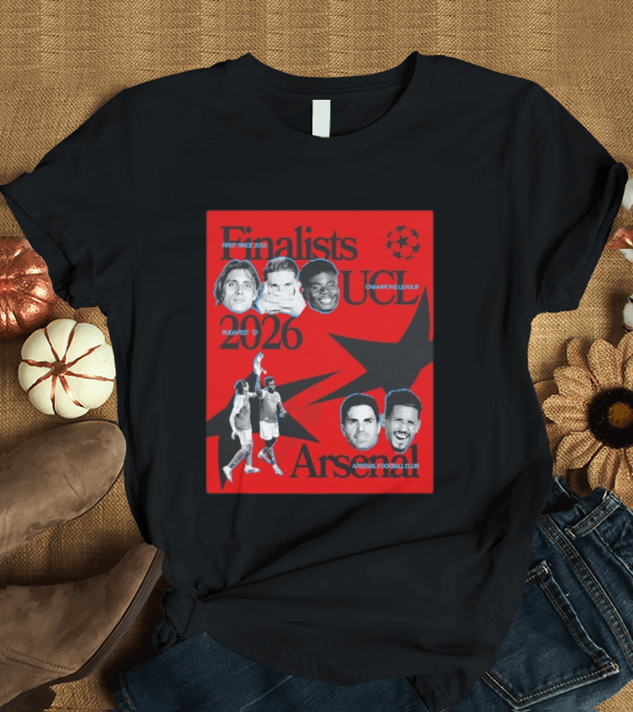 Finalists UCL 2026 Arsenal Champions League First Since 2006 Budapest T-Shirt