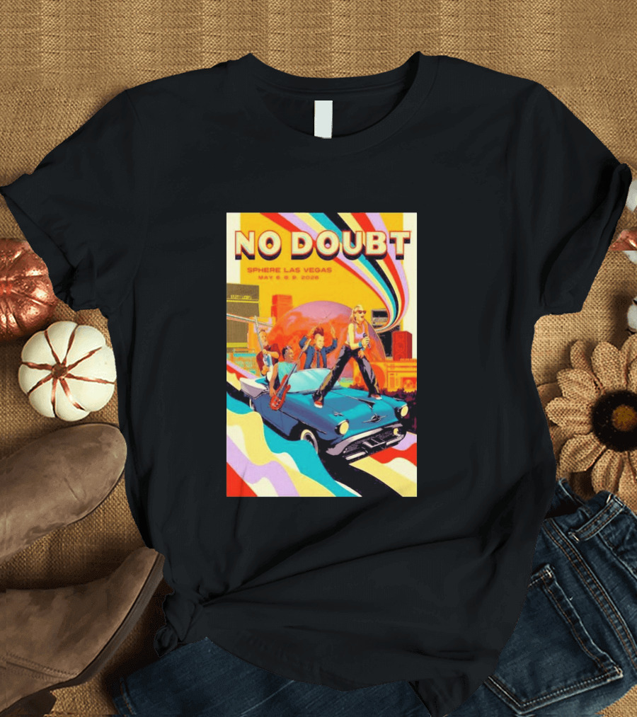 No Doubt Sphere Las Vegas May 6 9 2026 Vintage Road Trip Concert T-Shirt