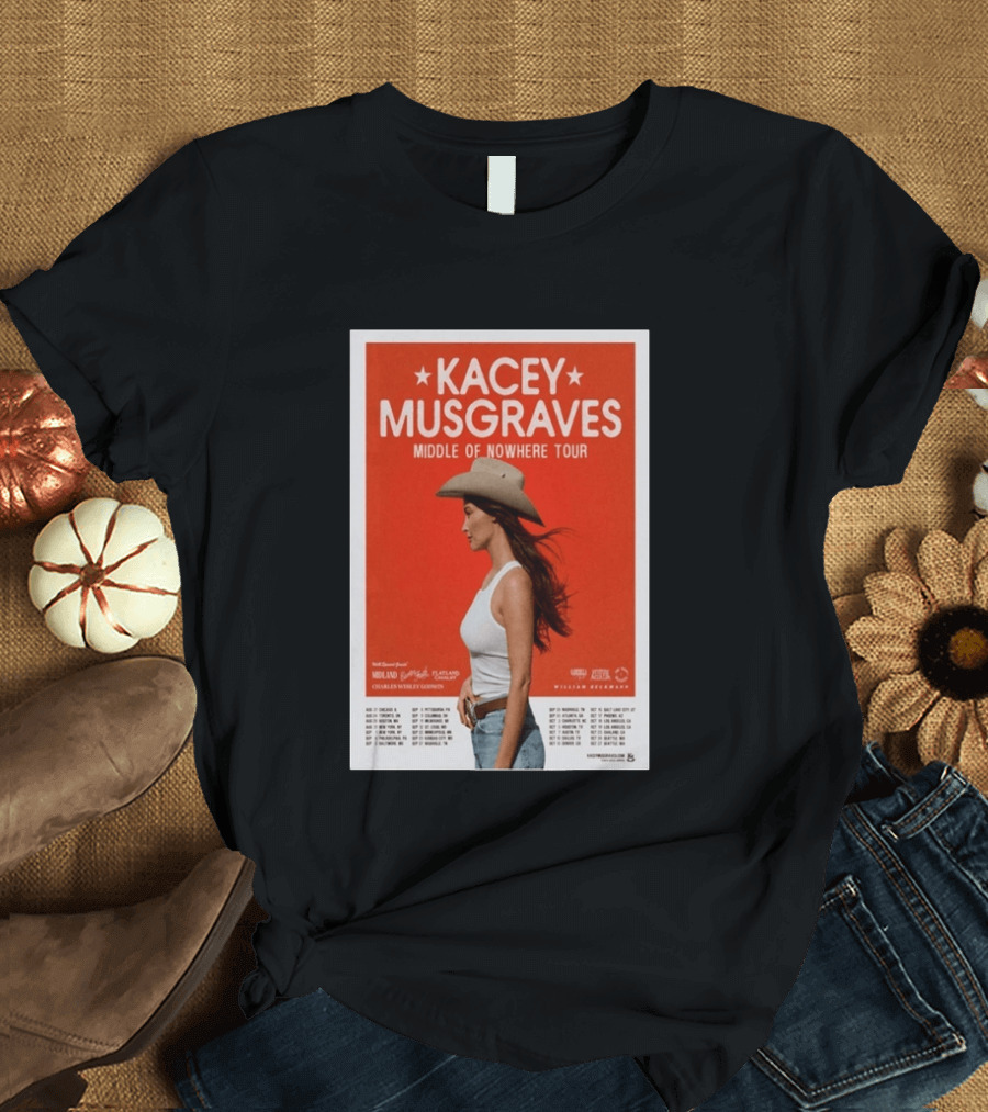 Kacey Musgraves Middle Of Nowhere Tour 2026 Concert Country Music Event T-Shirt