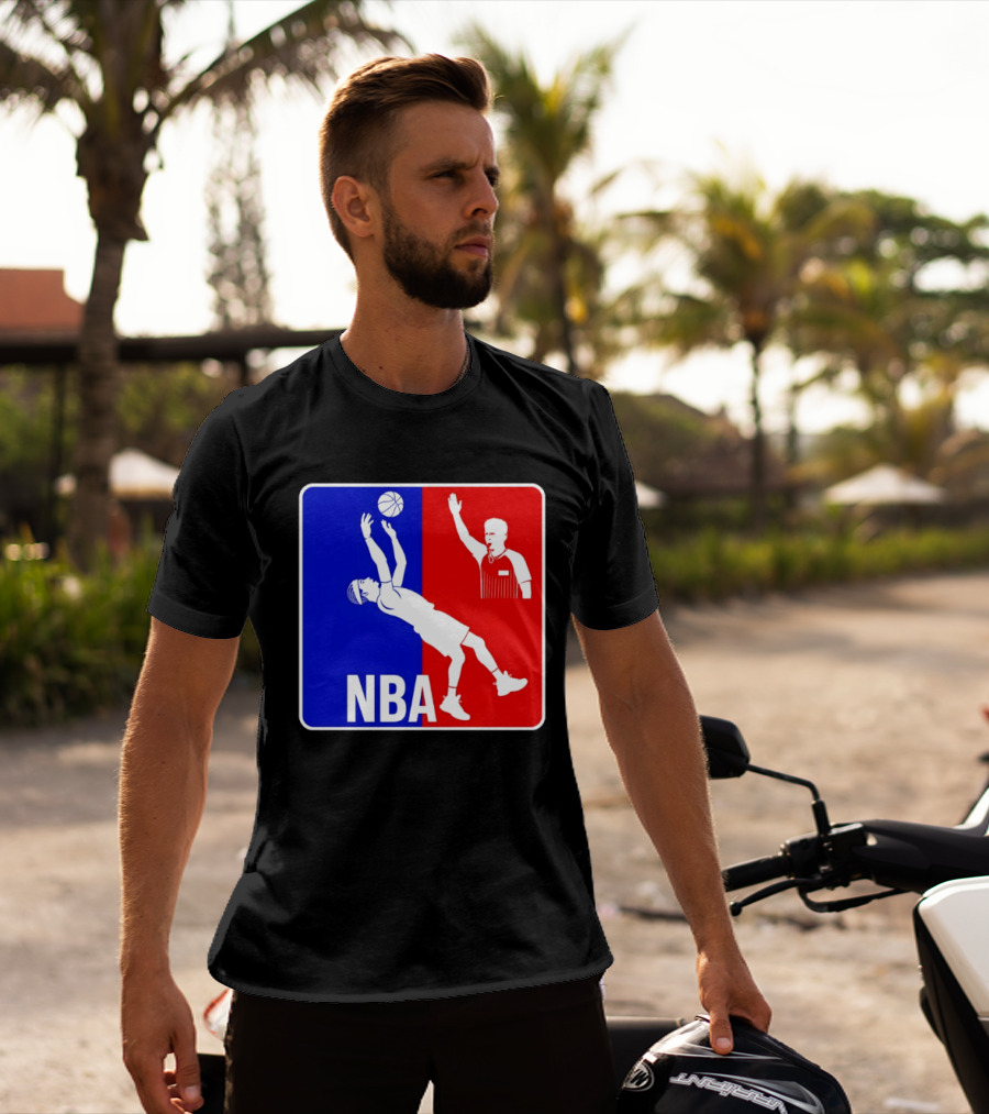 NBA 2026 SGA Flopping Moment OKC Thunder With Referee T-Shirt