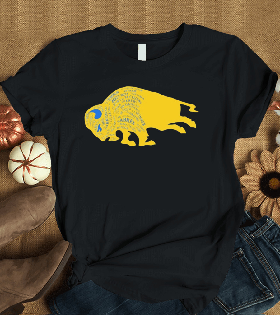 Buffalo Sabres Tage Thompson Rasmus Dahlin Alex Tuch Hockey 2023 Team Players T-Shirt