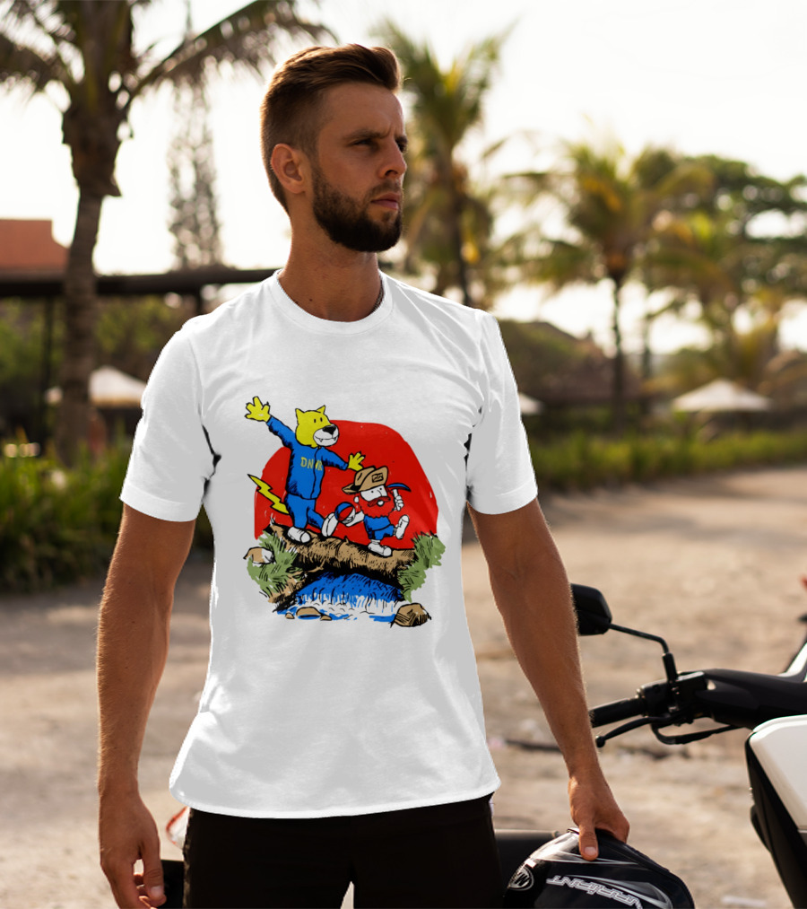 Buffalo Bills Football Cartoon Characters With DNR Sports T-Shirt