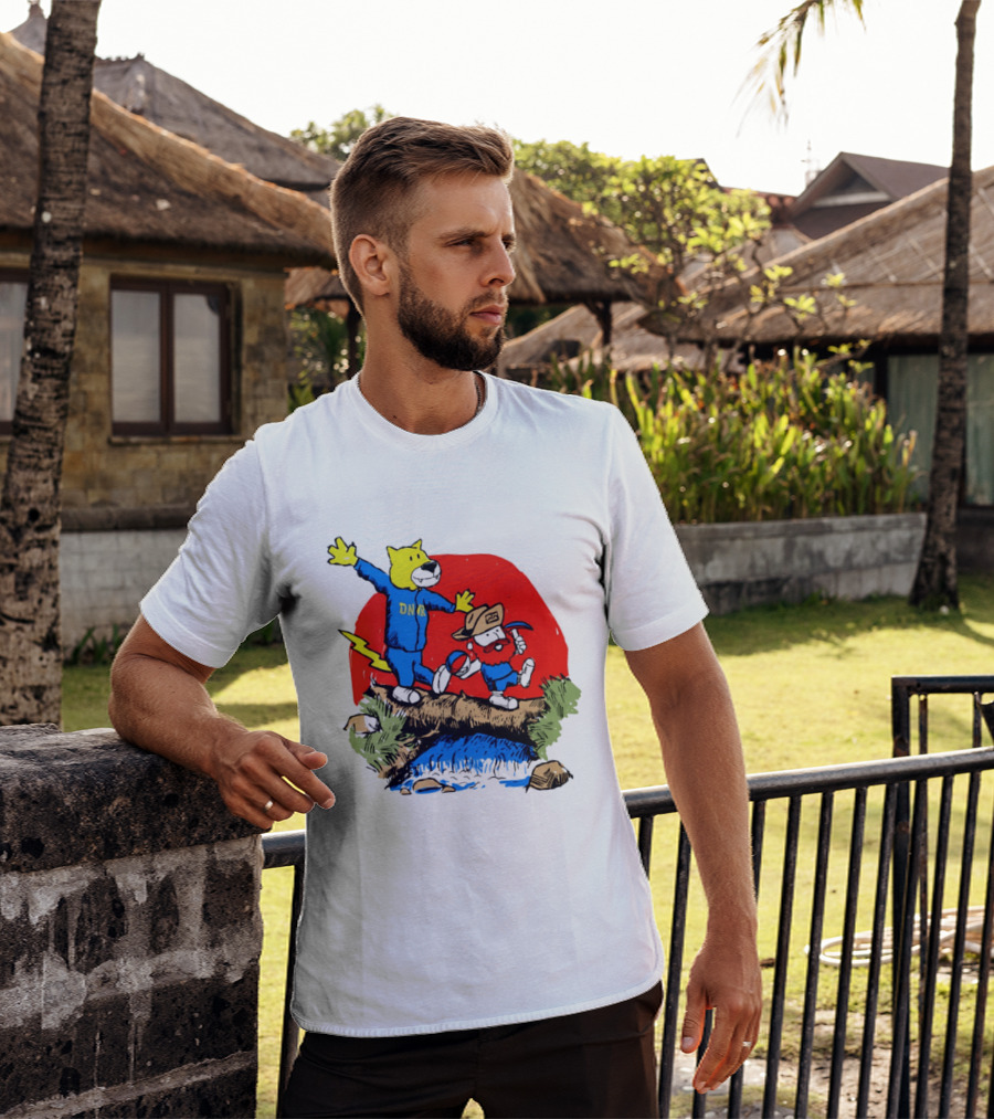 Buffalo Bills Football Cartoon Characters With DNR Sports T-Shirt