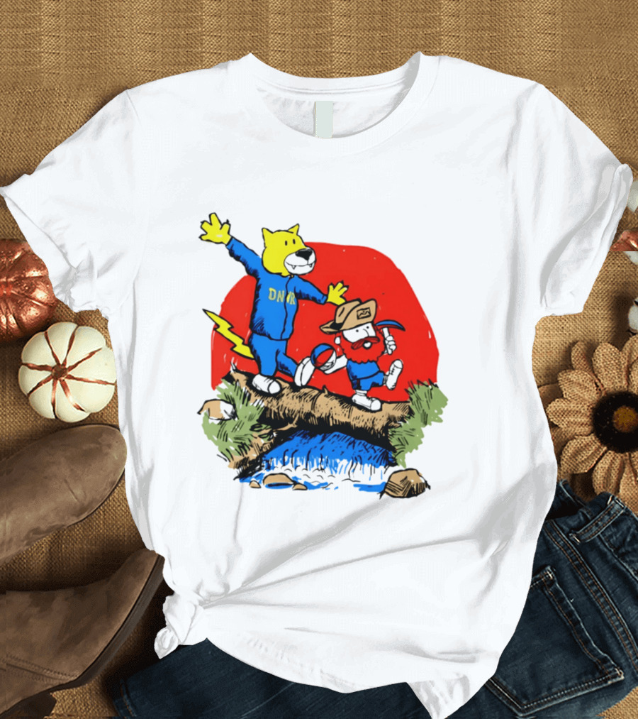 Buffalo Bills Football Cartoon Characters With DNR Sports T-Shirt