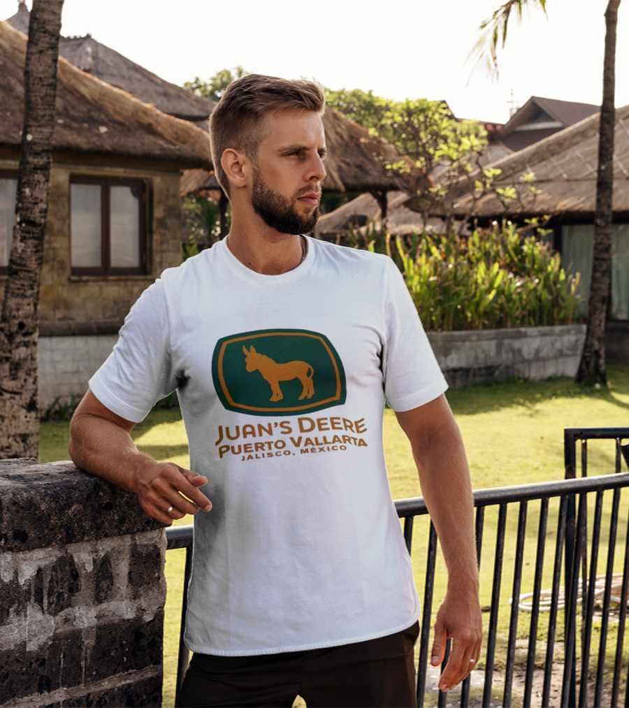 Juan's Deere Puerto Vallarta Jalisco Mexico Donkey T-Shirt