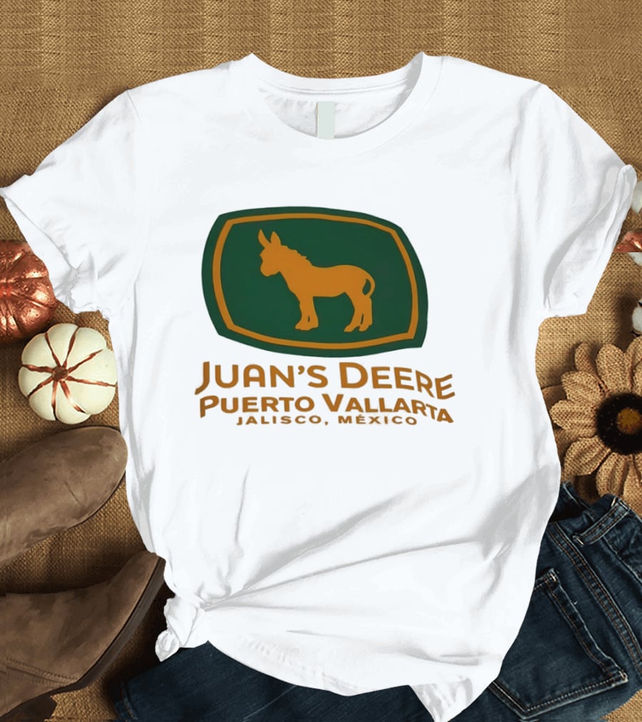 Juan's Deere Puerto Vallarta Jalisco Mexico Donkey T-Shirt