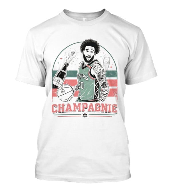Julian Champagnie San Antonio Spurs Basketball 90s T-Shirt