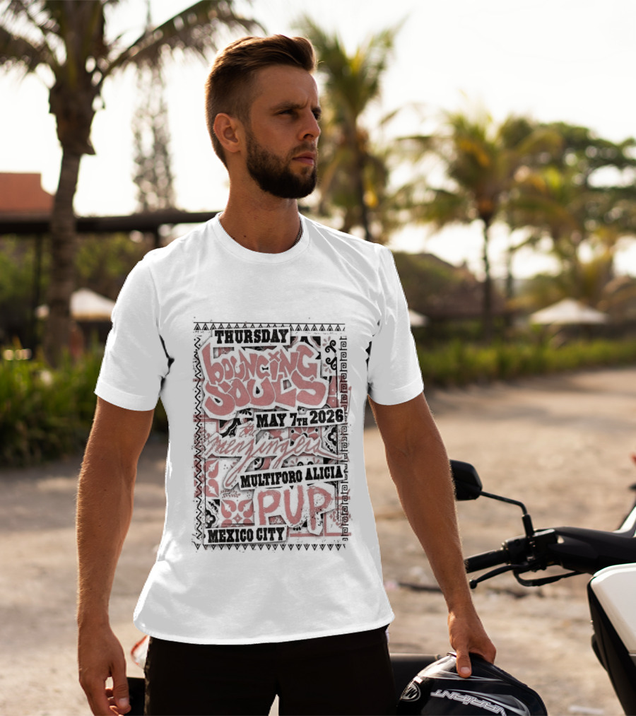 Thursday Mexico City The Bouncing Souls May 7 2026 Pup Event T-Shirt