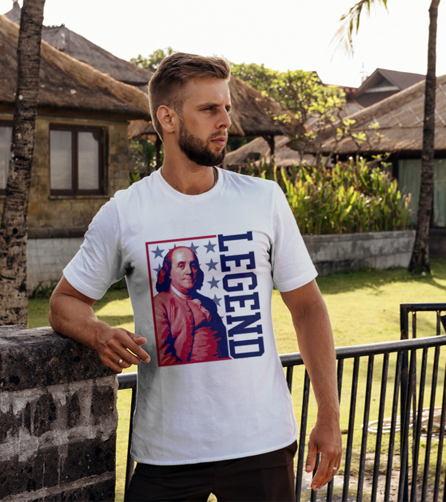 Legend Benjamin Franklin Stars T-Shirt