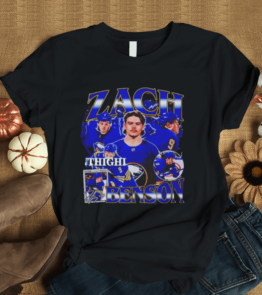 Buffalo Sabres Zach Benson Thighi Hockey T-Shirt