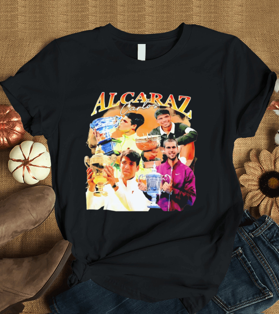 Carlos Alcaraz Tennis Trophies Champion Highlights T-Shirt