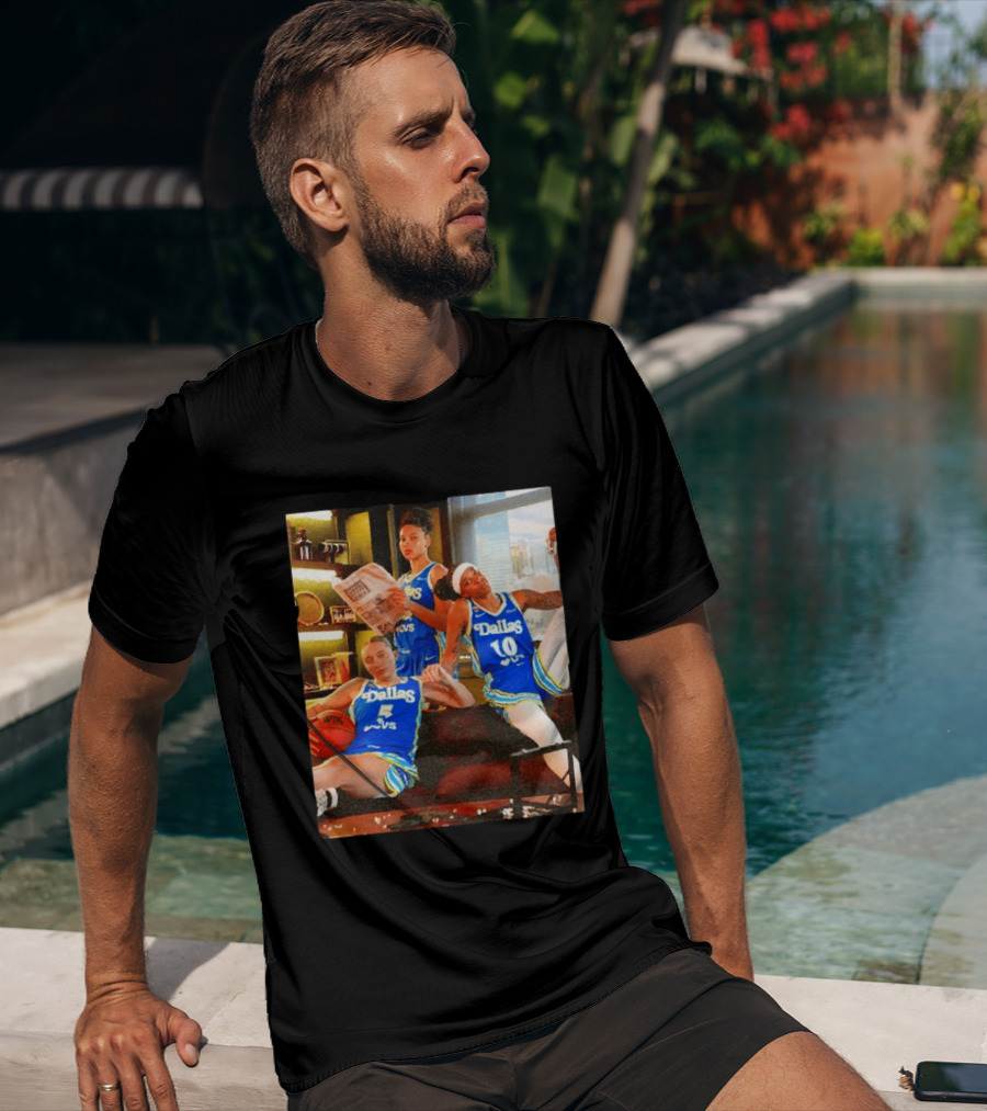 Dallas Wings 2026 Azzi Fudd Paige Bueckers Aziaha James Basketball Photo T-Shirt