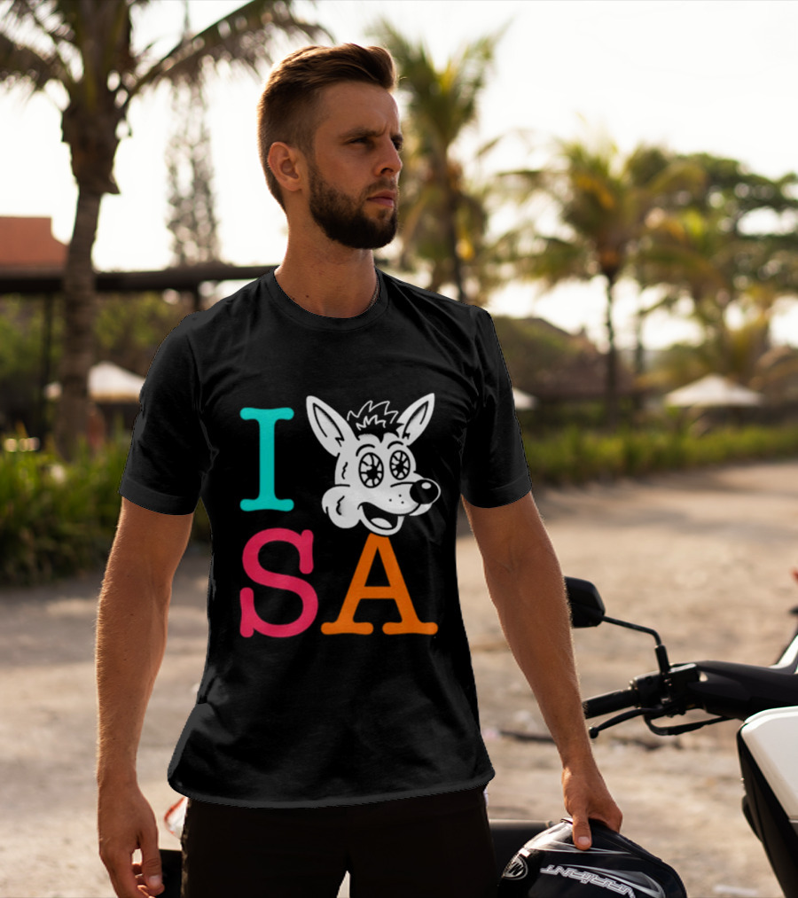 I Love SA Coyote Spurs Basketball T-Shirt