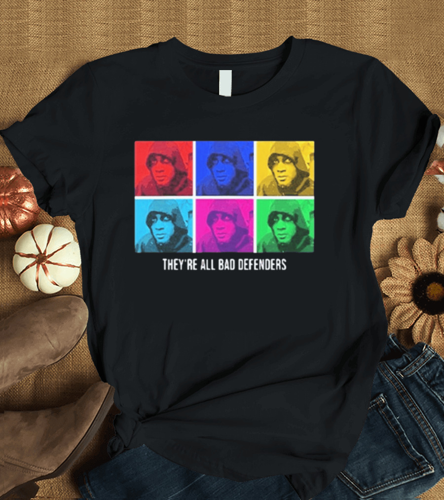 Jaden McDaniels Pop Art Style They're All Bad Defenders T-Shirt
