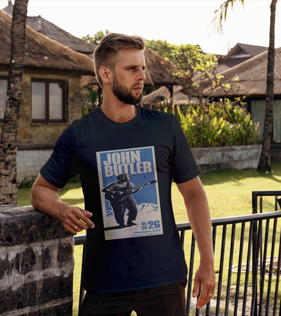 John Butler May 8 2026 Denver CO Mission Ballroom T-Shirt