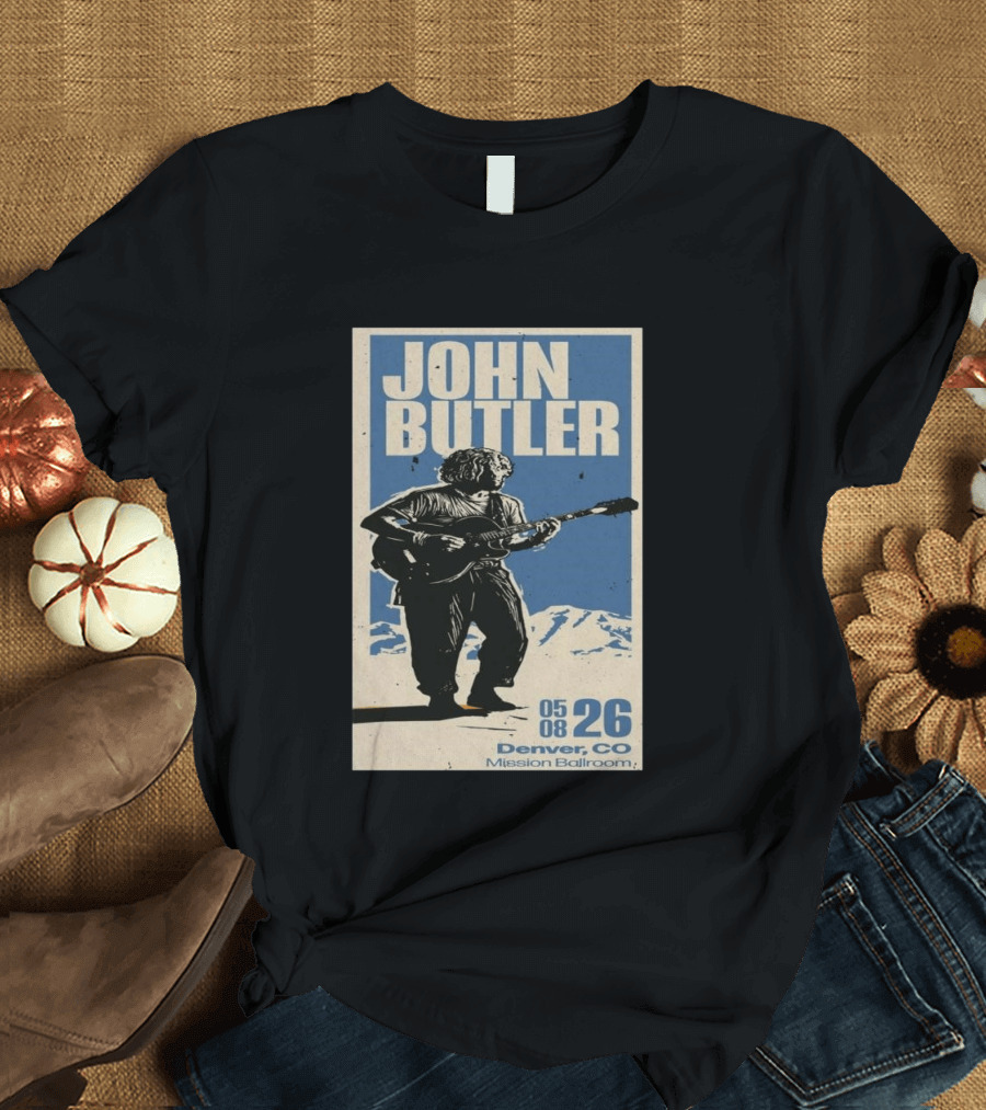 John Butler May 8 2026 Denver CO Mission Ballroom T-Shirt