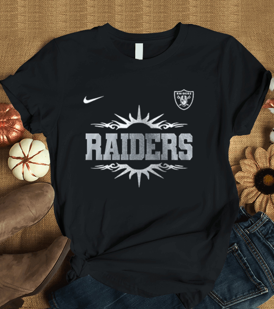 Las Vegas Raiders Nike Logo I Stand With Jason Aldean T-Shirt