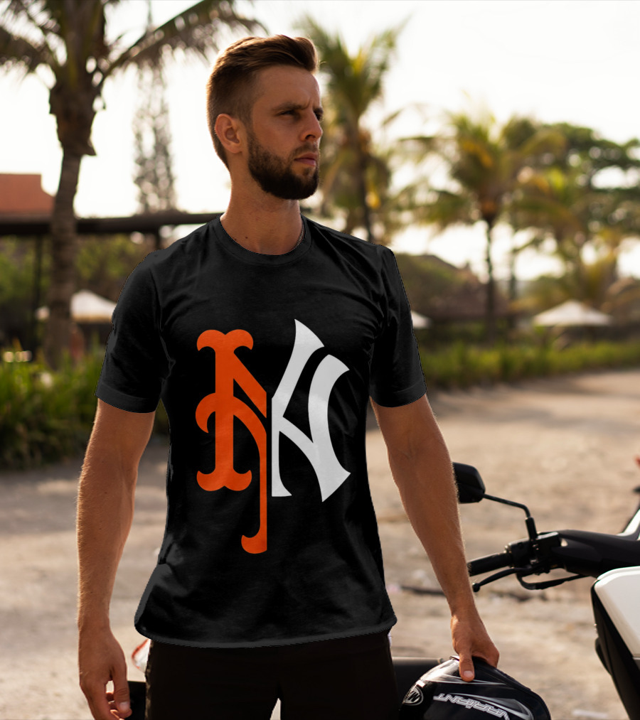 New York Mets Subway Series 2026 NY Logo Giveaway T-Shirt